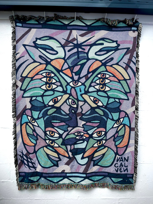 DIPLOPIA - COTTON THROW BLANKET